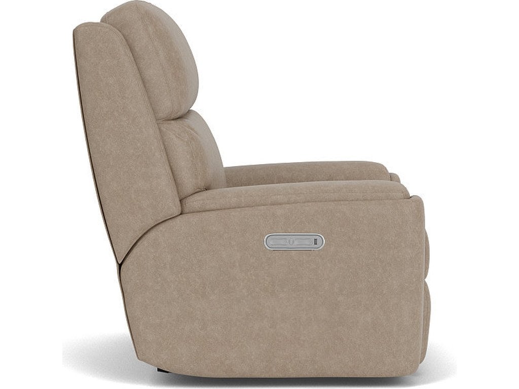 Rio Fabric Power Rocking Recliner with Power Headrest - image 2