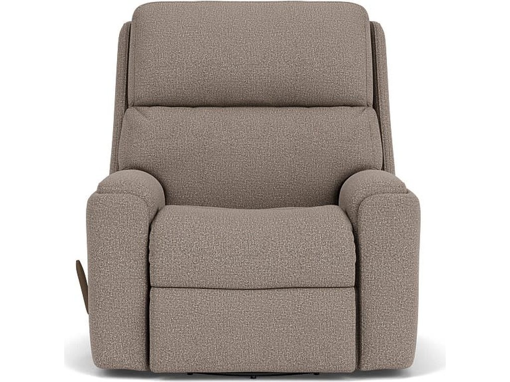 Rio Fabric Swivel Gliding Recliner - image 1