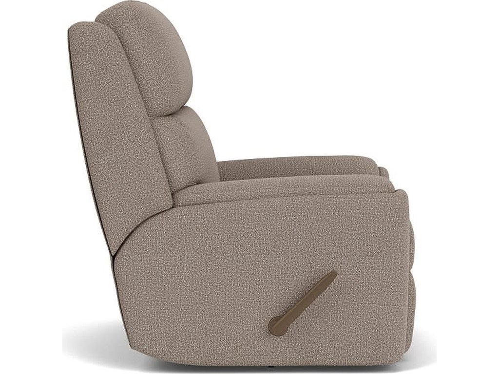 Rio Fabric Swivel Gliding Recliner - image 2
