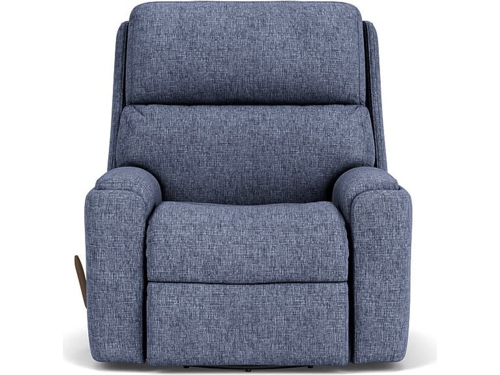 Rio Fabric Swivel Gliding Recliner - image 4