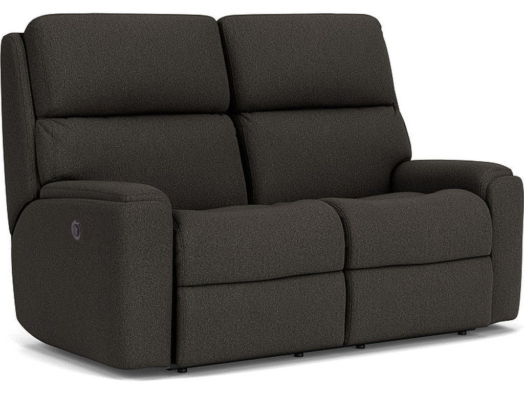 Rio Fabric Power Reclining Loveseat - main image
