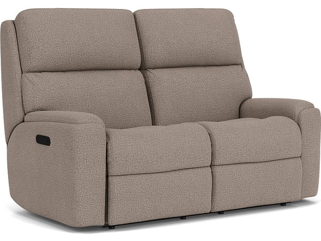 Rio Fabric Reclining Loveseat - main image