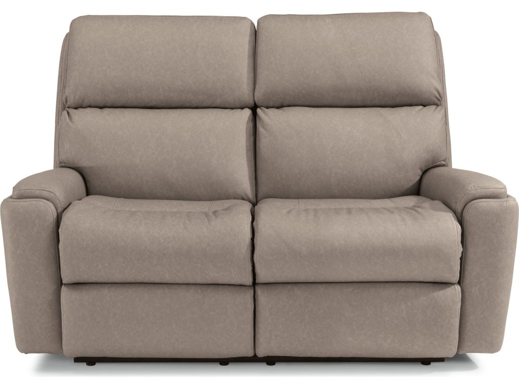 Rio Fabric Reclining Loveseat - image 1