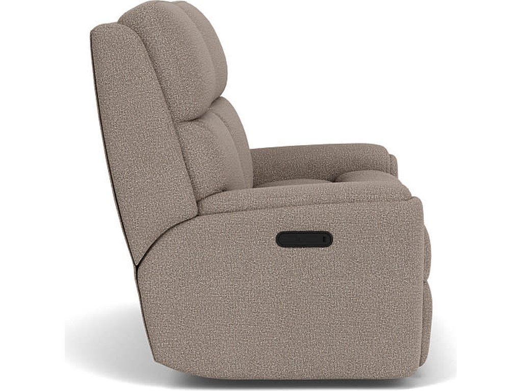 Rio Fabric Reclining Loveseat - image 2