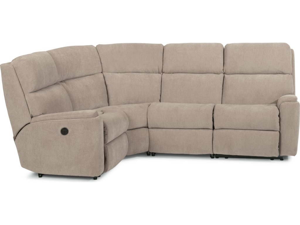 Rio Fabric Power Reclining Sectional - main image
