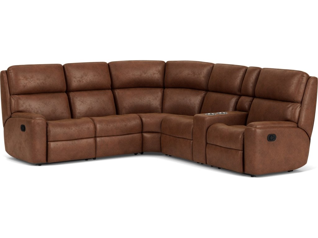 Rio Fabric Reclining Sectional - main image