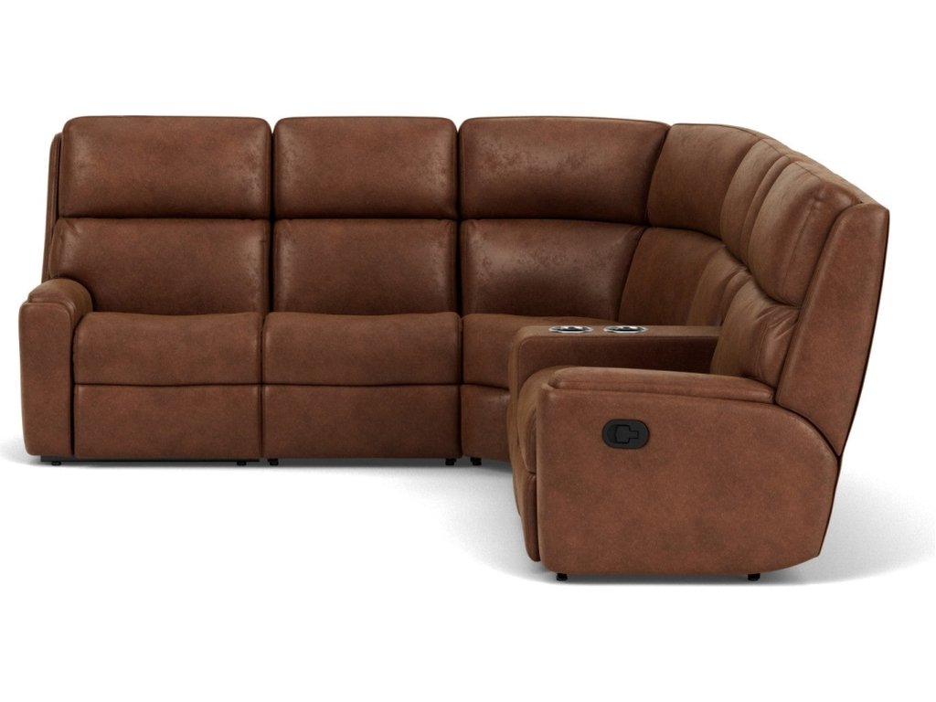 Rio Fabric Reclining Sectional - image 1