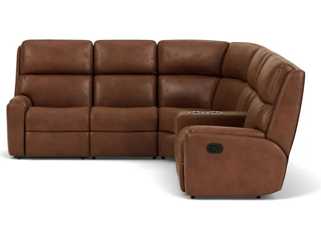 Rio Fabric Reclining Sectional - Alternative View