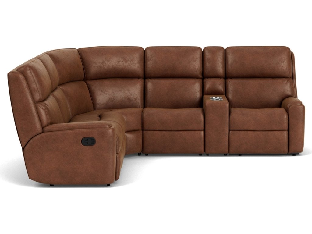 Rio Fabric Reclining Sectional - image 2