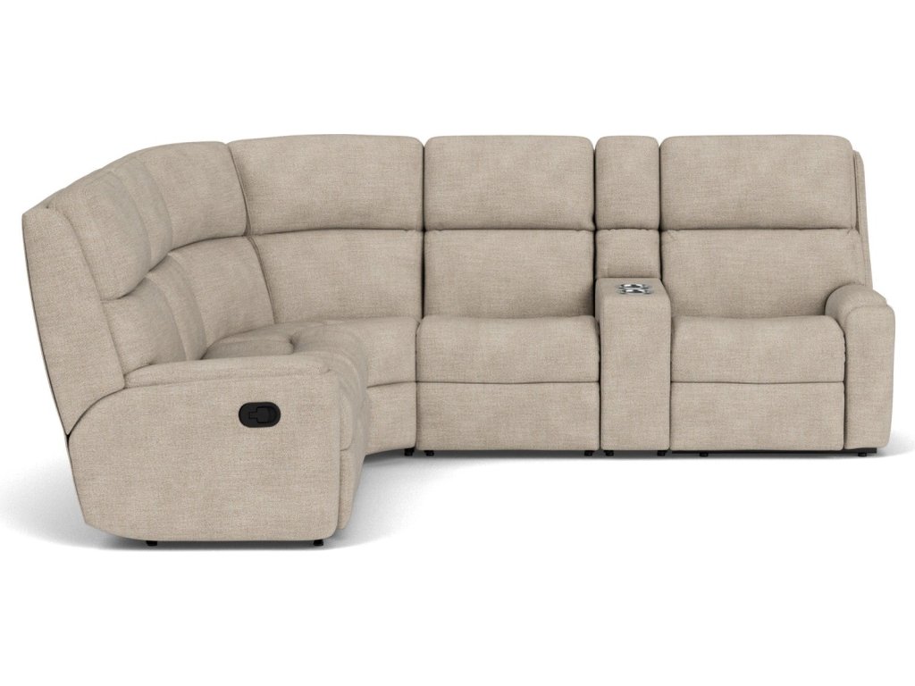 Rio Fabric Reclining Sectional - image 5