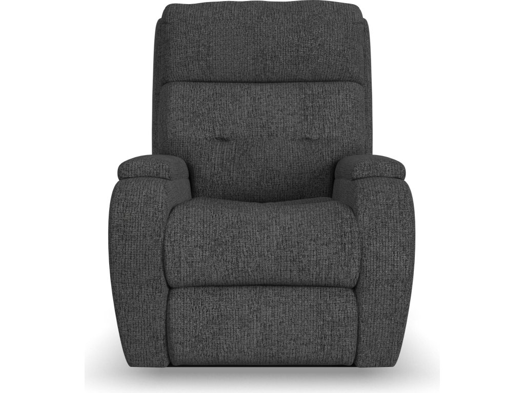 Strait Fabric Power Recliner with Power Headrest - image 2