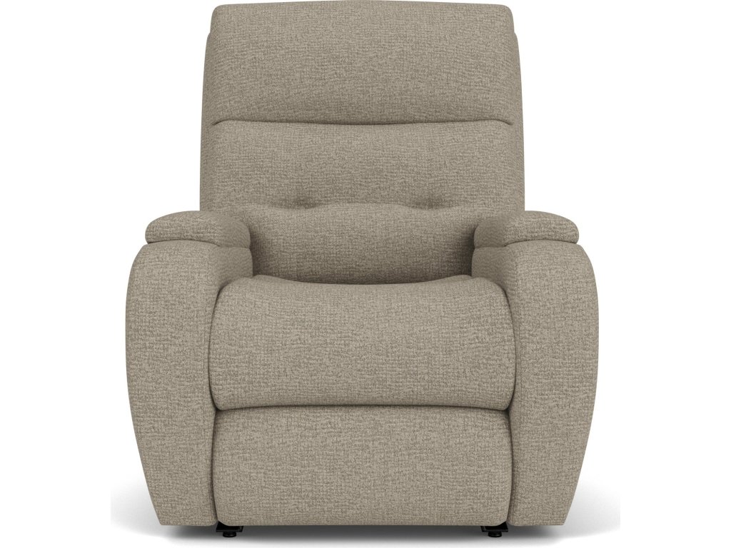 Strait Fabric Power Recliner with Power Headrest - image 6