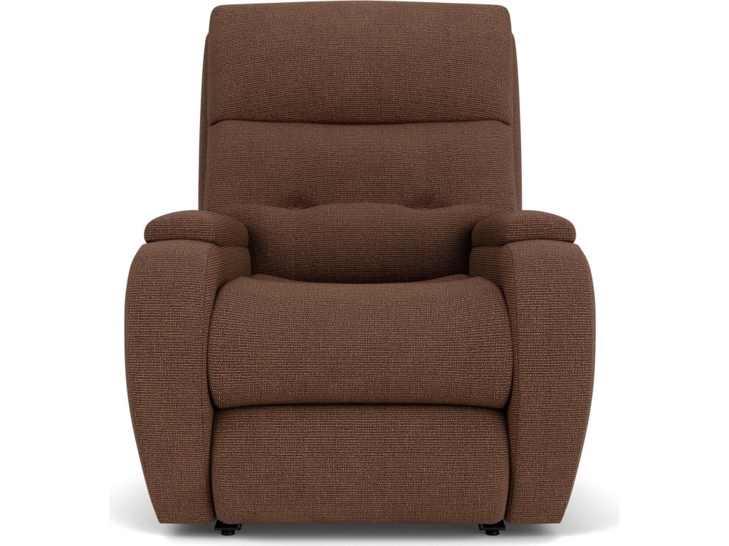 Strait Fabric Power Recliner with Power Headrest - image 7