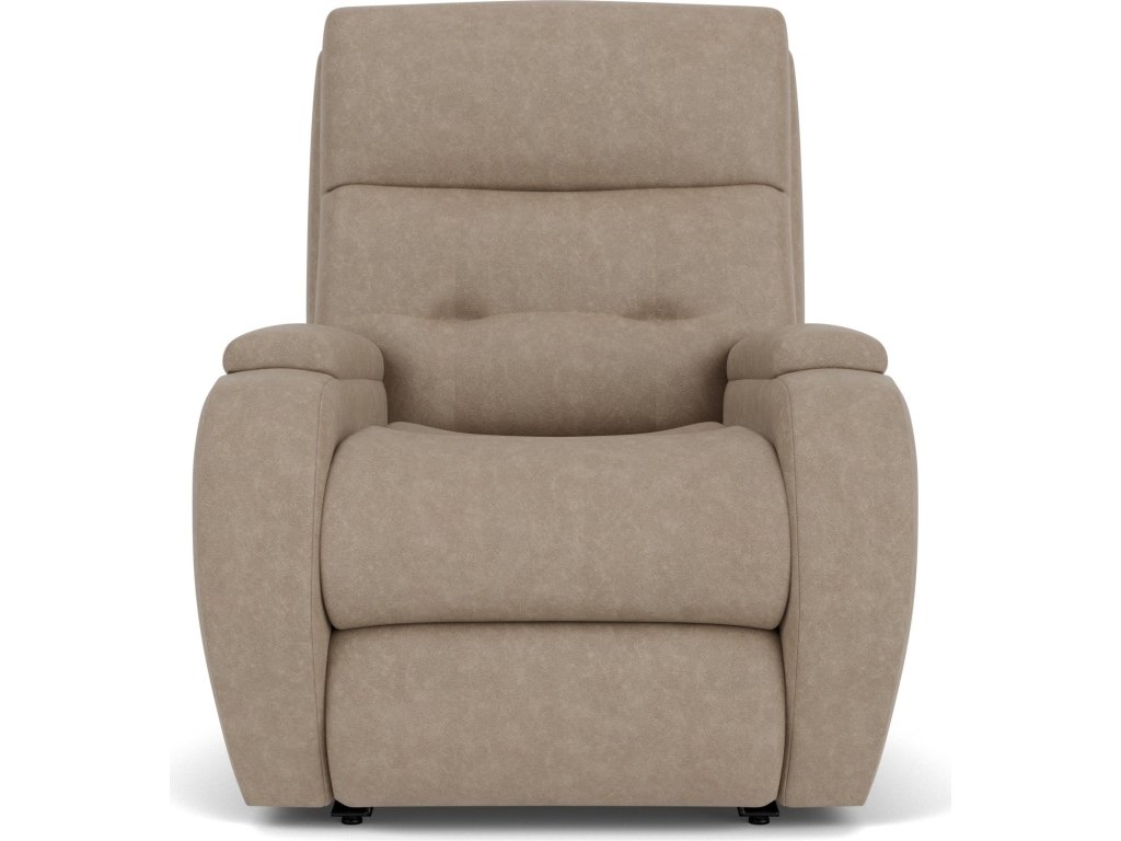 Strait Fabric Power Recliner with Power Headrest - image 8