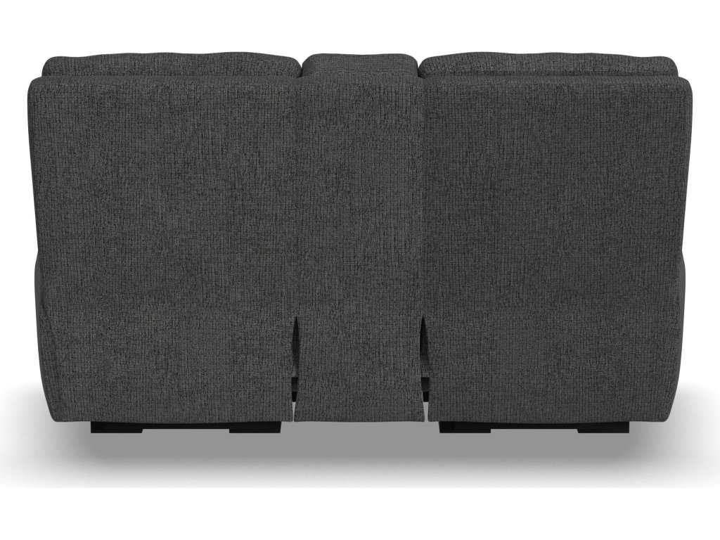 Strait Fabric Power Recliner with Power Headrest & Lumbar - image 16