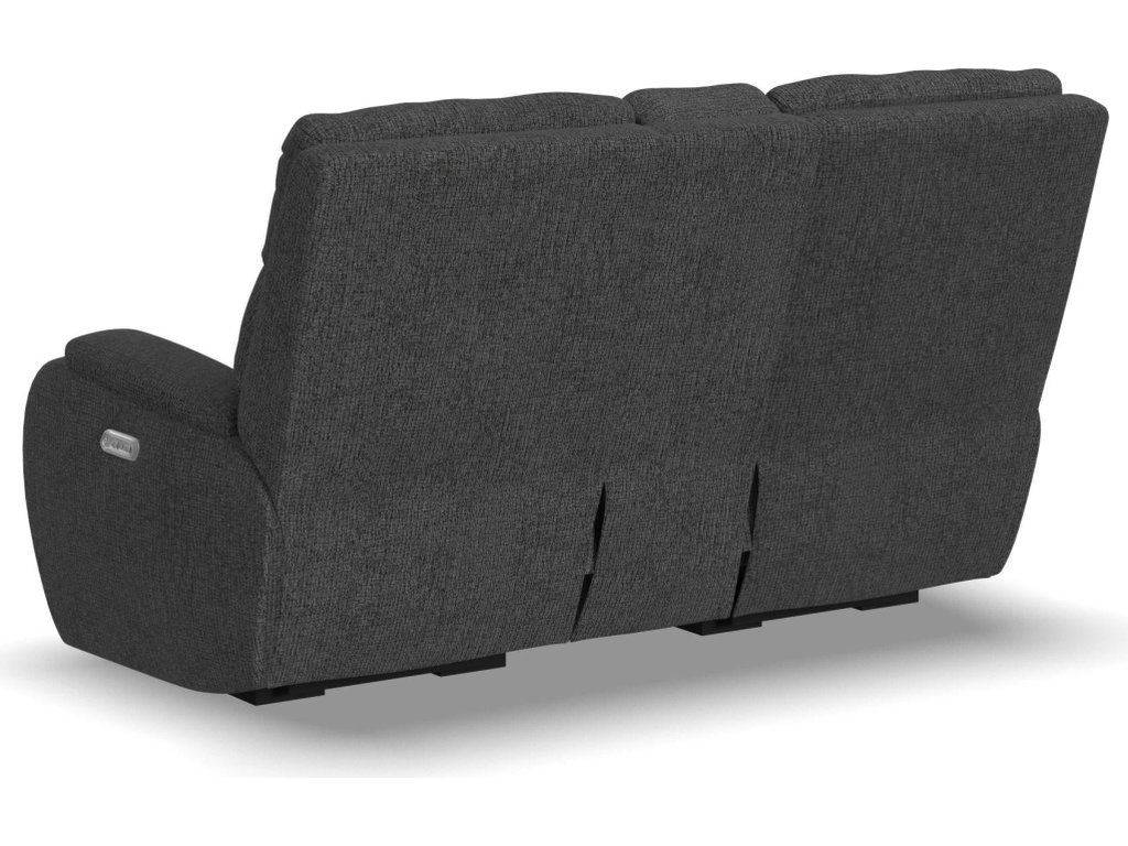 Strait Fabric Power Recliner with Power Headrest & Lumbar - image 17