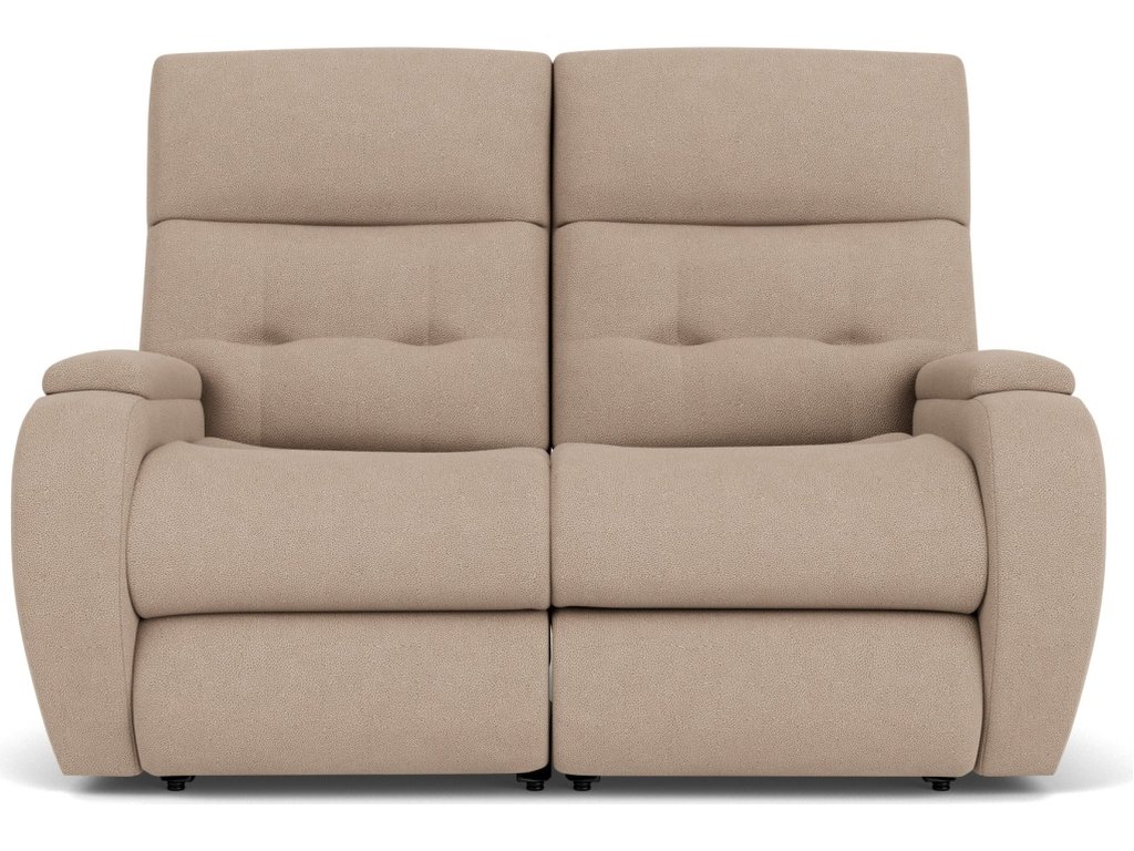 Strait Fabric Power Reclining Loveseat with Power Headrests - image 8