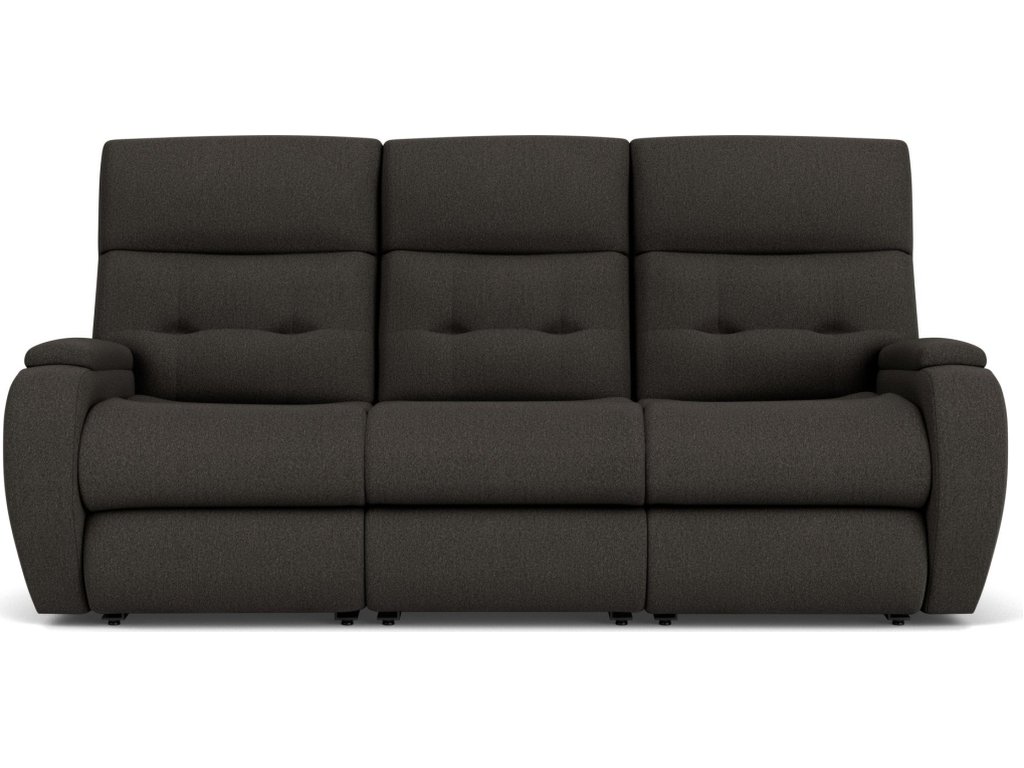 Strait Fabric Power Reclining Sofa with Power Headrests - image 9