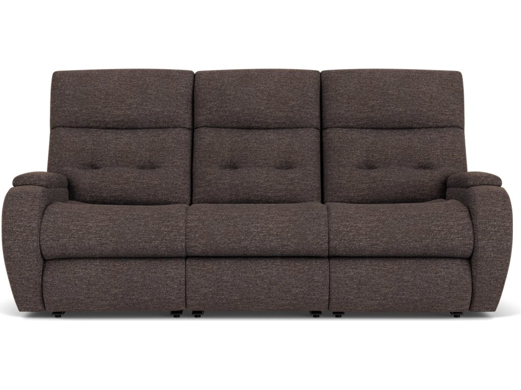 Strait Fabric Power Reclining Sofa with Power Headrests - image 8