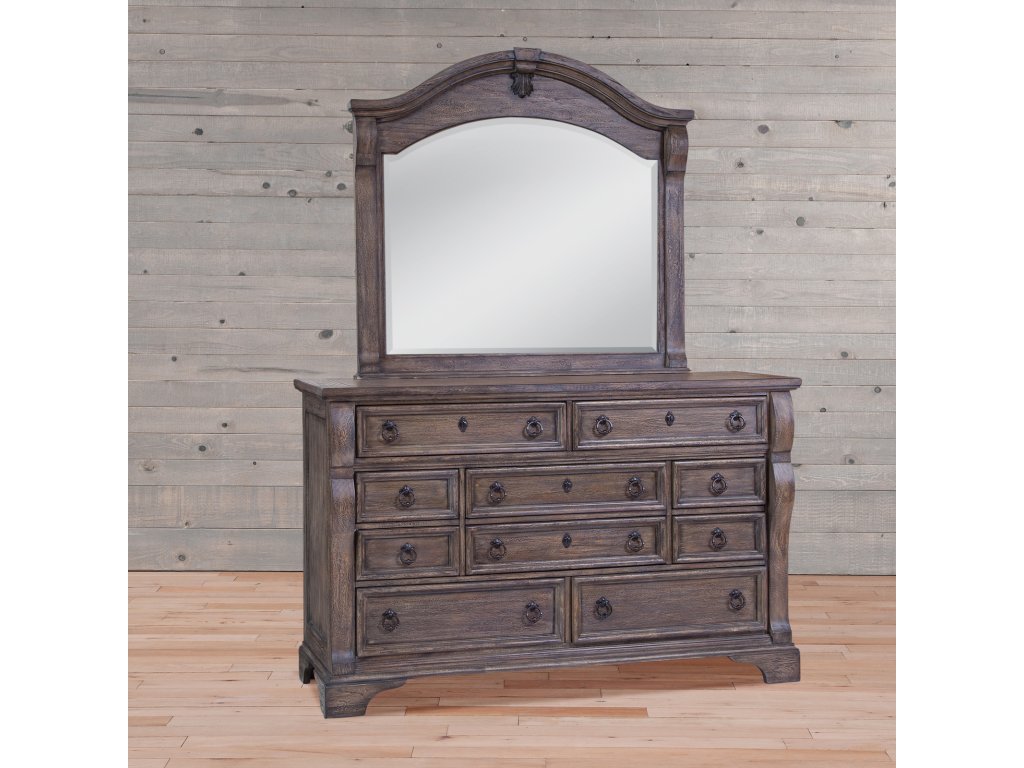 2975 Heirloom 3 Pcs Bedroom Set- Queen Bed, Dresser, Mirror - image 2