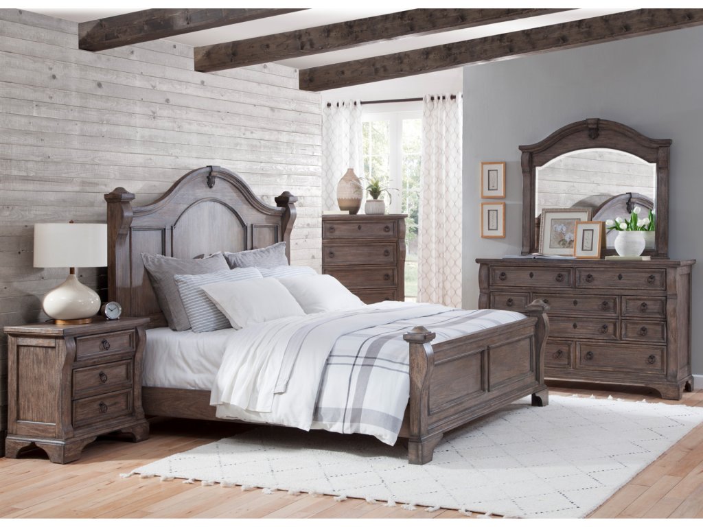 2975 Heirloom 3 Pcs Bedroom Set- Queen Bed, Dresser, Mirror - main image
