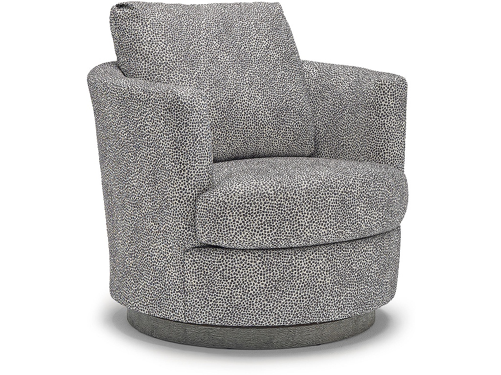 Tina Pillowed Back Swivel Chair - image 6