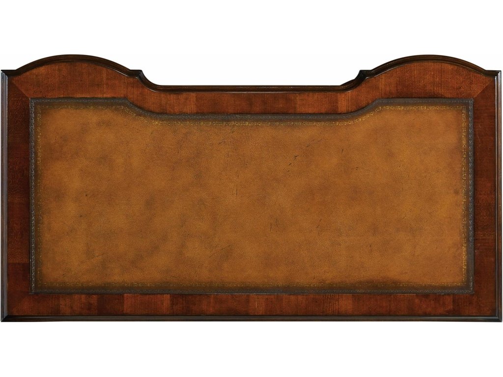 Cherry Knee-Hole Desk-Bow Front - image 2