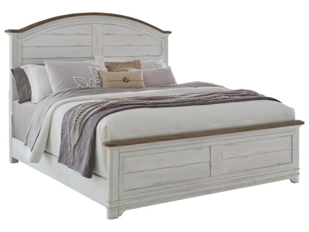Queen Arched Panel Bed Complete - main image
