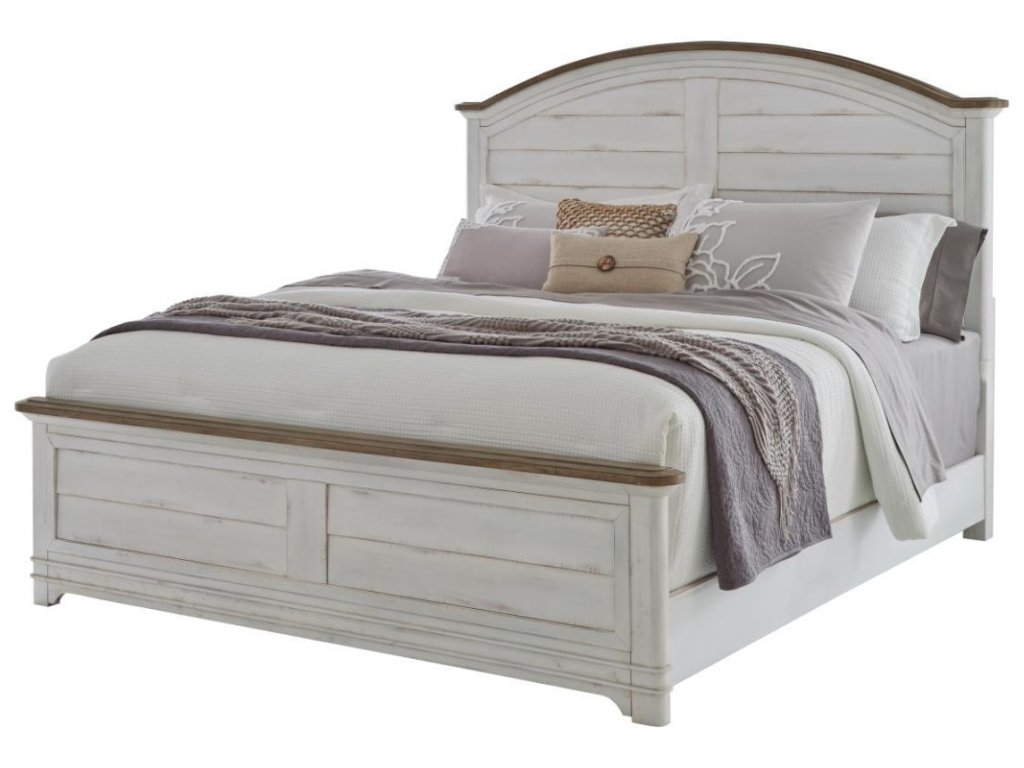 Queen Arched Panel Bed Complete - main image