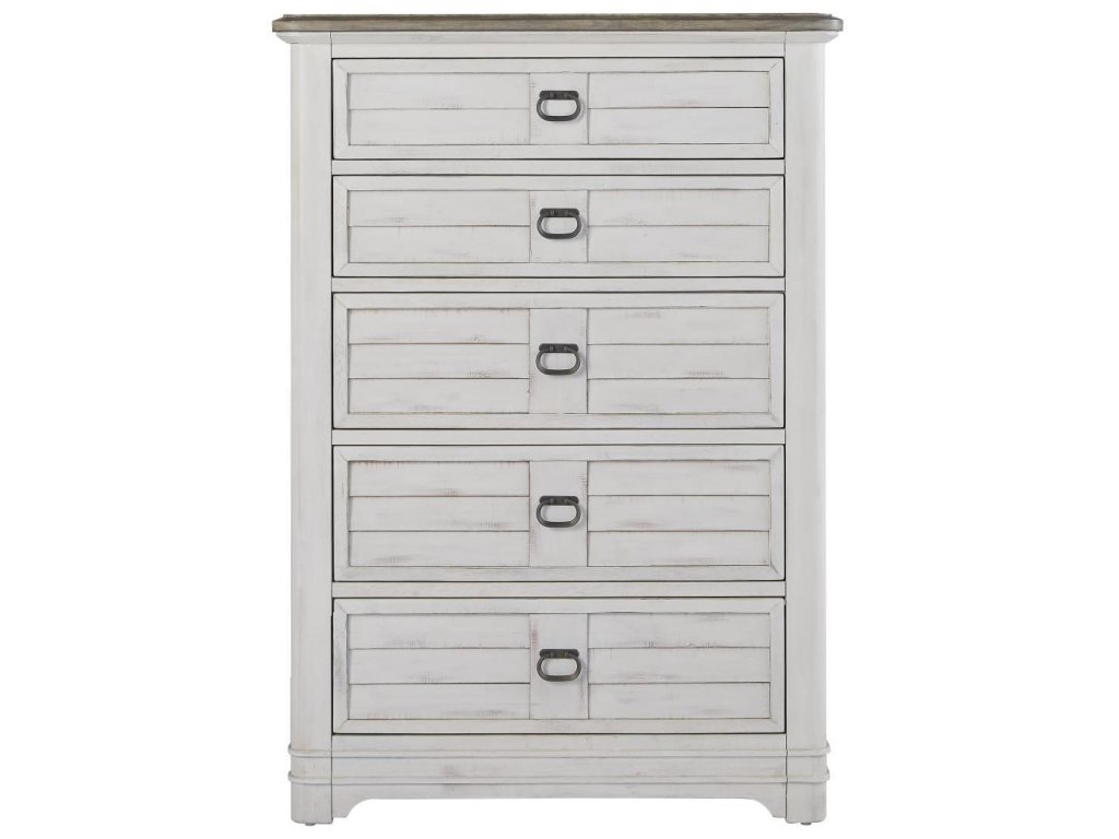 Queen Arched Panel Bed, Dresser, Mirror, 1 Drawer Nightstand, Chest - image 7