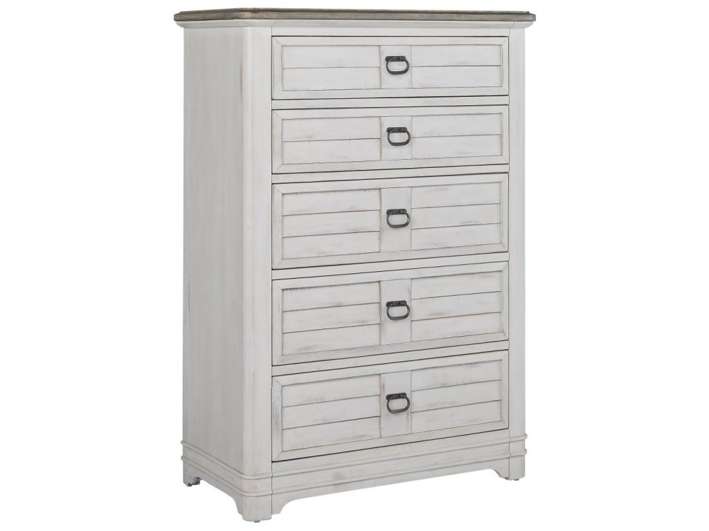 Queen Arched Panel Bed, Dresser, Mirror, 1 Drawer Nightstand, Chest - image 6