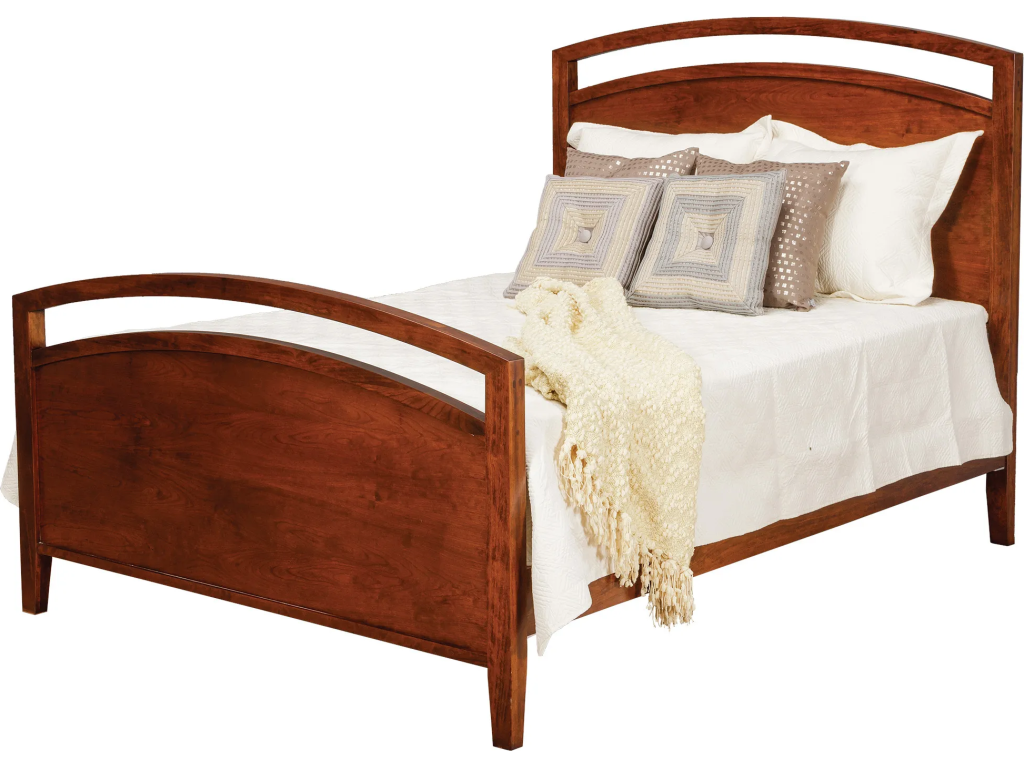 Daniel's Amish Nouveau Queen Bed w/ Standard Height Footboard Panel/Wall Bed, primary thumbnail
