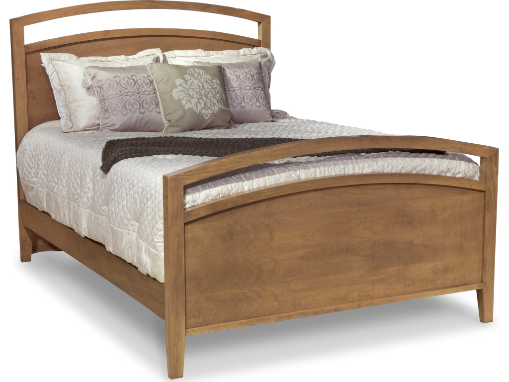 Daniel's Amish Nouveau Queen Bed w/ Standard Height Footboard Panel/Wall Bed, alternate view 1