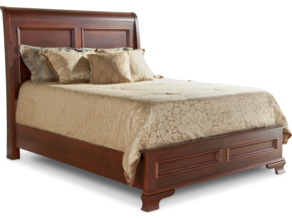 Classic Queen Sleigh Bed w/Low Footboard - image 1
