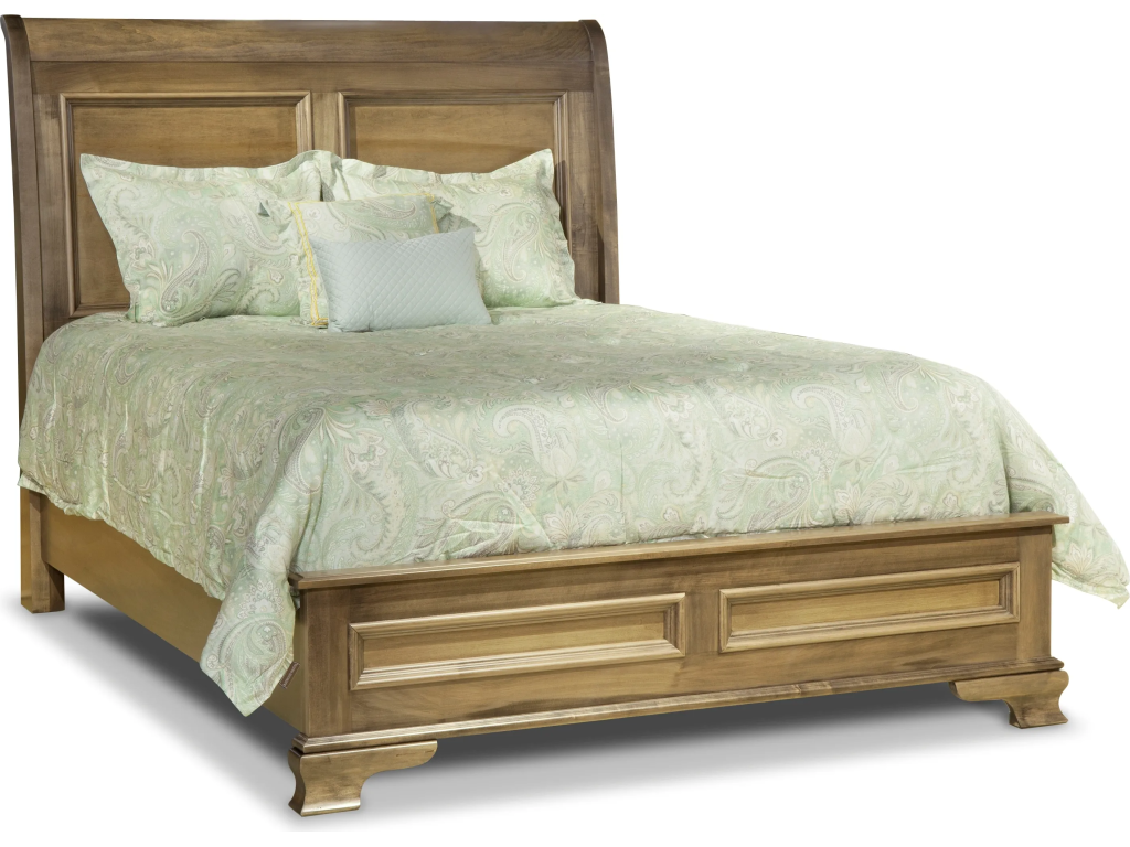Classic Queen Sleigh Bed w/Low Footboard - image 2