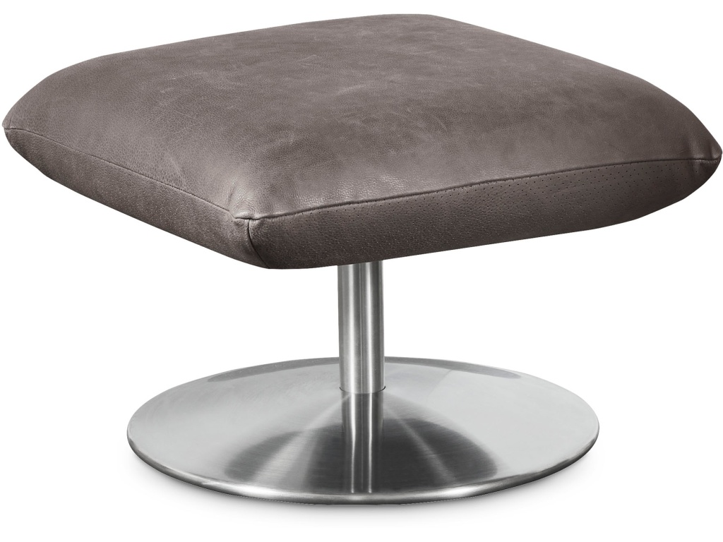Ranlo Leather Ottoman - main image