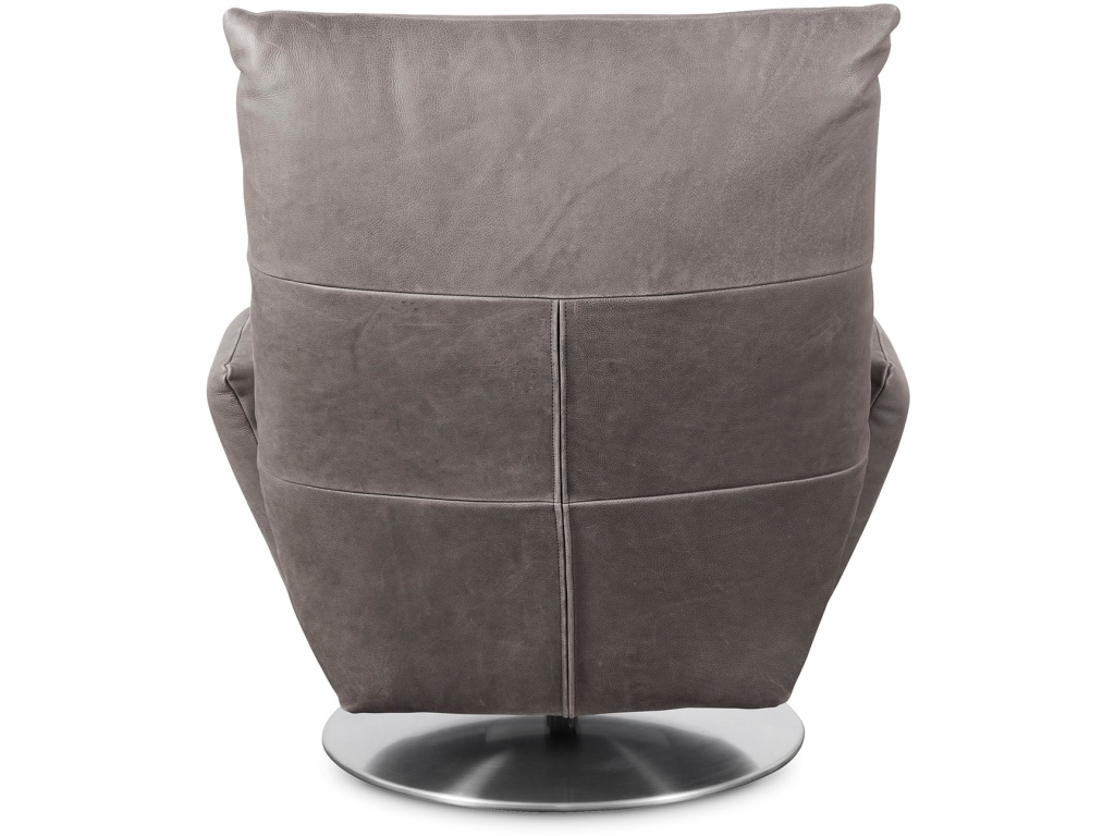 Ranlo Leather Swivel Arm Chair - image 5