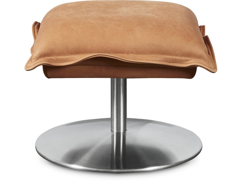 Dunn Leather Ottoman - image 1