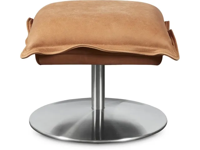 Dunn Leather Ottoman - Alternative View