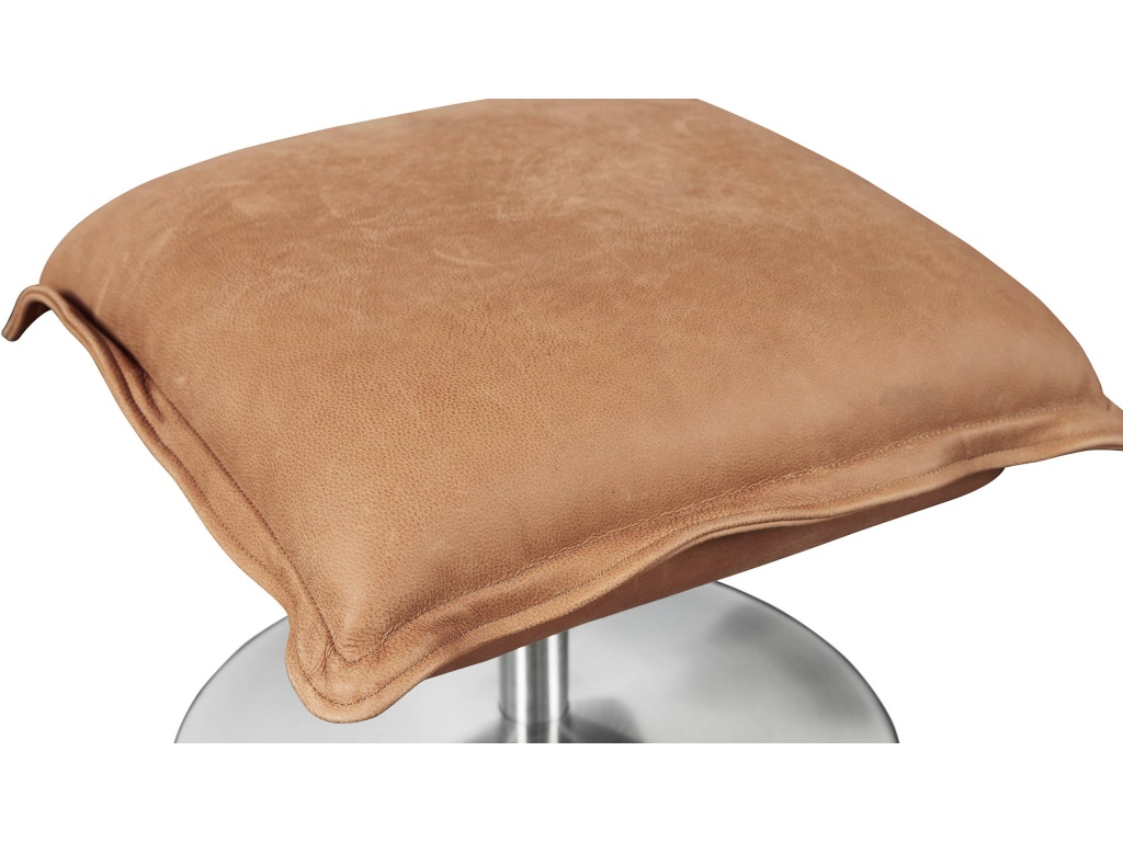 Dunn Leather Ottoman - image 2