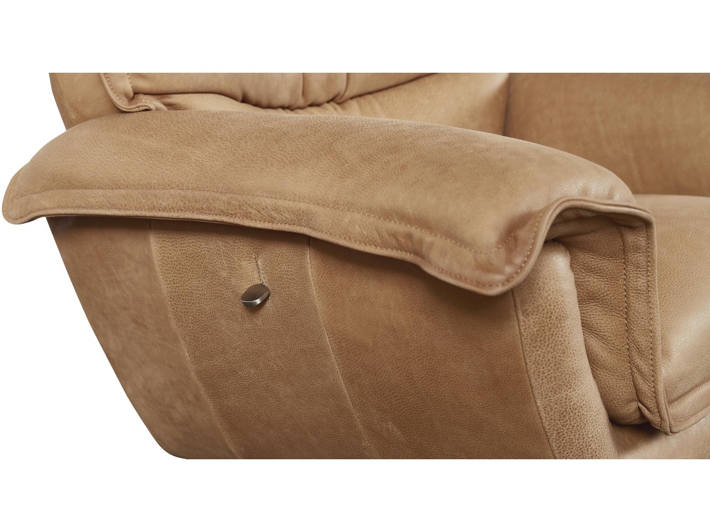 Dunn Leather Swivel Arm Chair - image 11