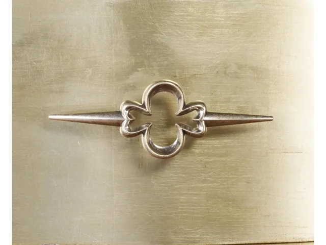 Sanctuary Three-Drawer Shaped Front Gold Chest