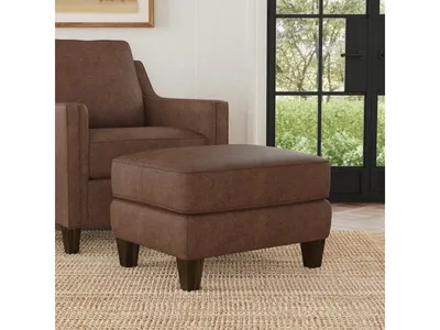 Finley Leather Ottoman - Alternative View