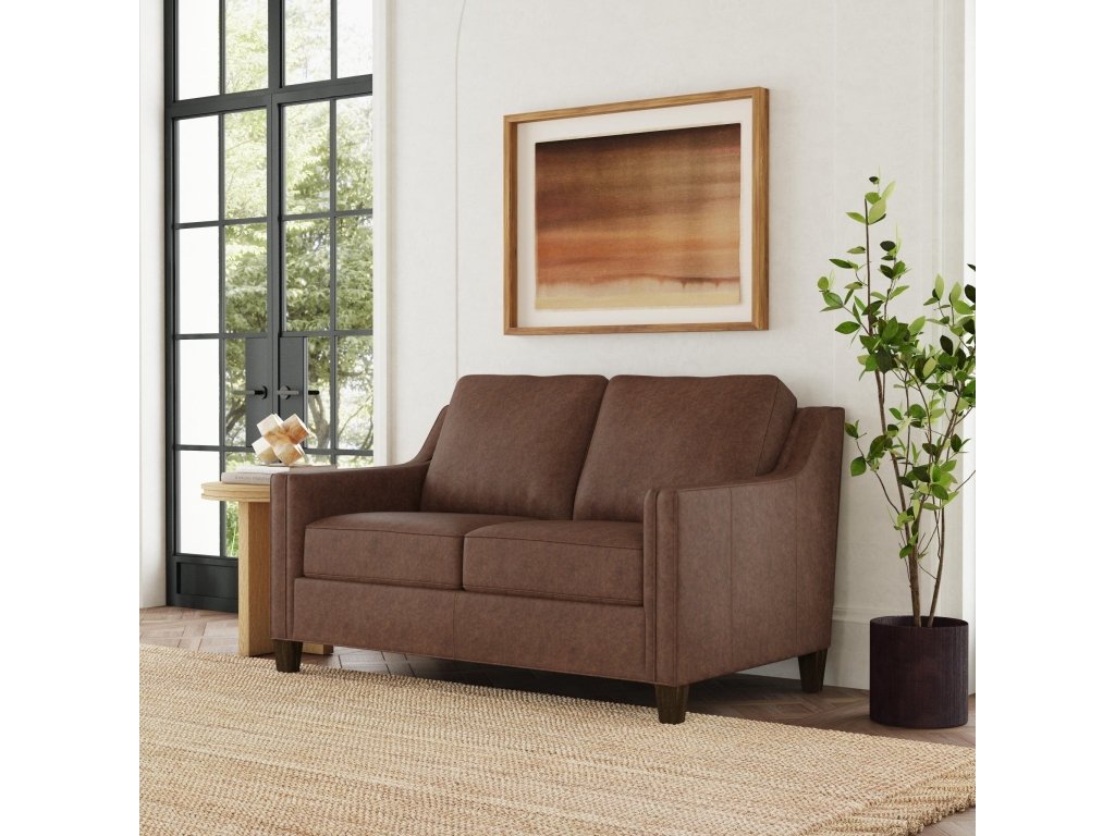 Finley Leather Loveseat - image 1