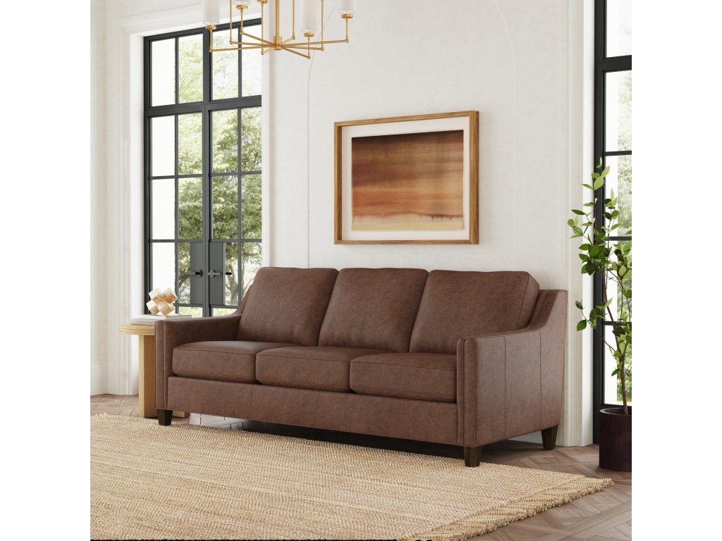 Finley Leather Sofa - image 1