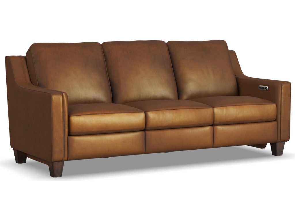 Finley Leather Power Inclining Sofa - image 5