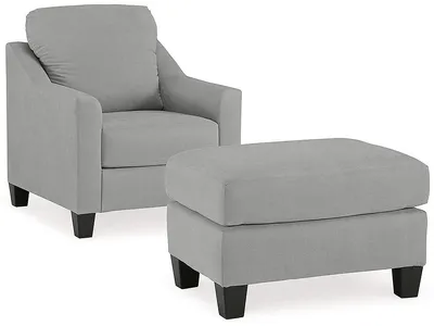 Adlai Chair and Ottoman