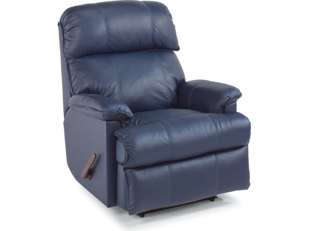 Geneva Leather Rocking Recliner - main image