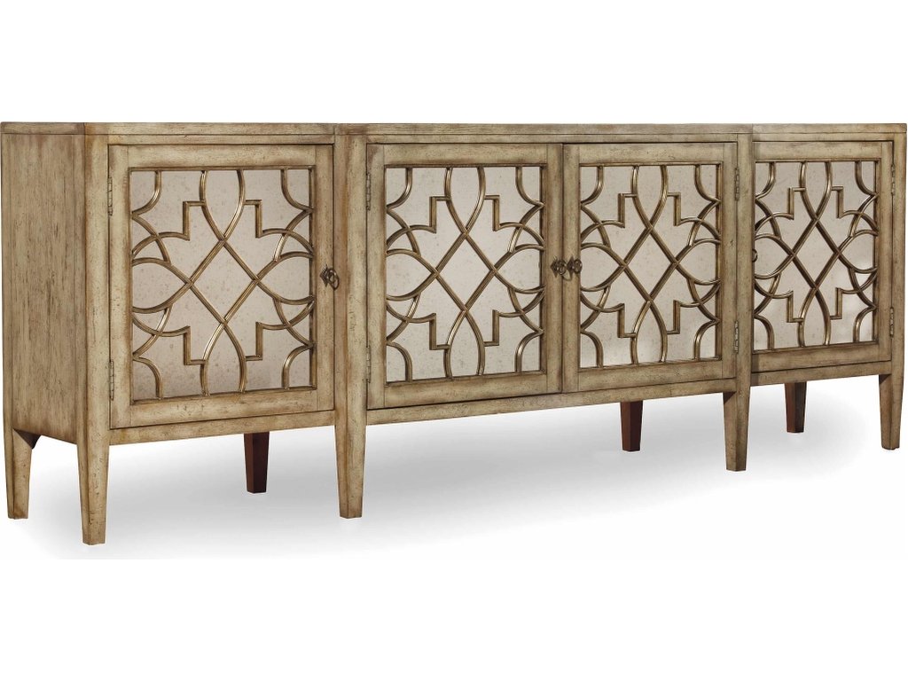 Sanctuary Four-Door Mirrored Console - Surf-Visage - main image