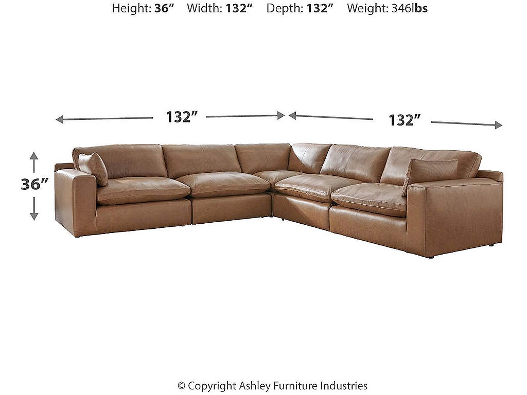 Emilia 5-Piece Sectional - image 3